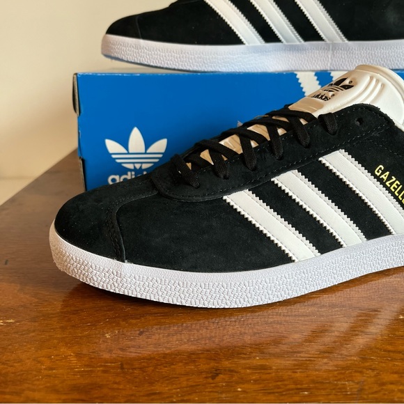 ADIDAS Core Black Gazelle Shoes - Picture 3 of 11